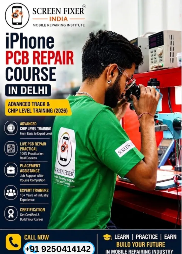 iPhone PCB Repair Course in Delhi – Advanced Chip Level Training.
