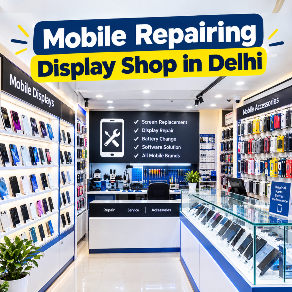 Mobile Repairing Display Shop in Delhi