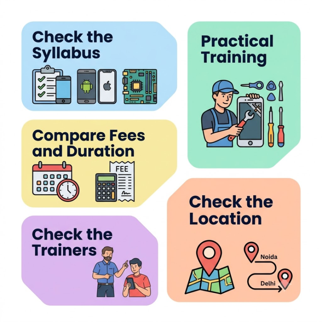 How to Choose the Right Mobile Repairing Course in Noida