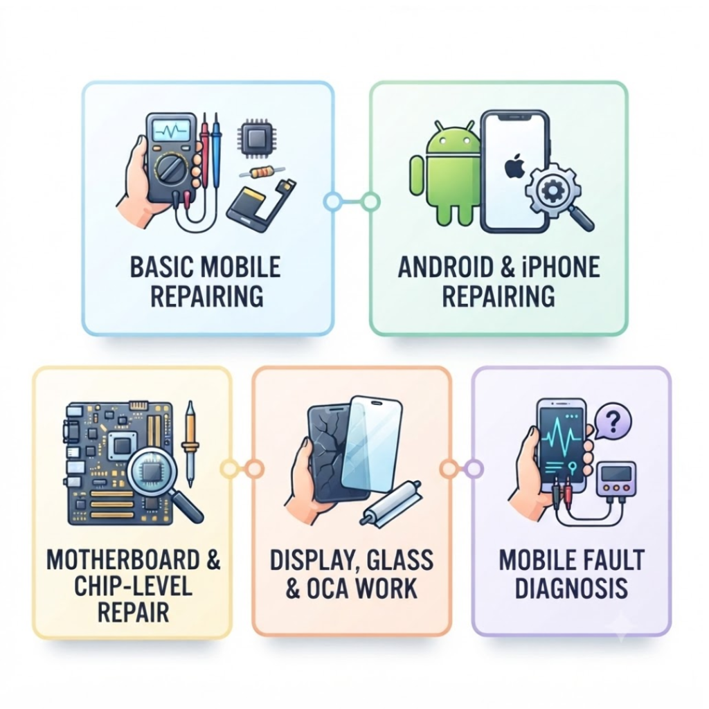 Mobile Repairing Training Available in Delhi
