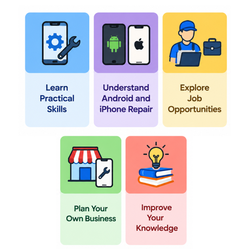 Benefits of Joining a Mobile Repairing Institute in Delhi