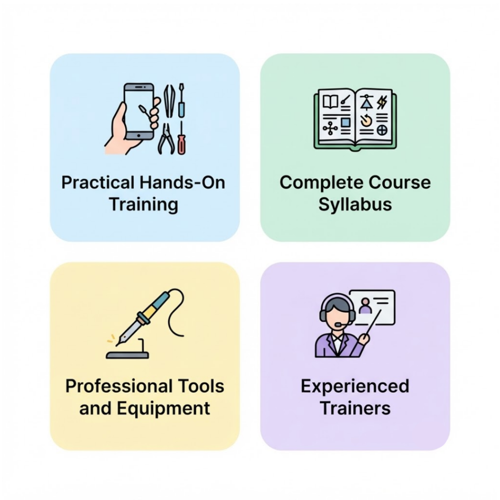 How to Find a Suitable Mobile Repairing Training Institute in India?