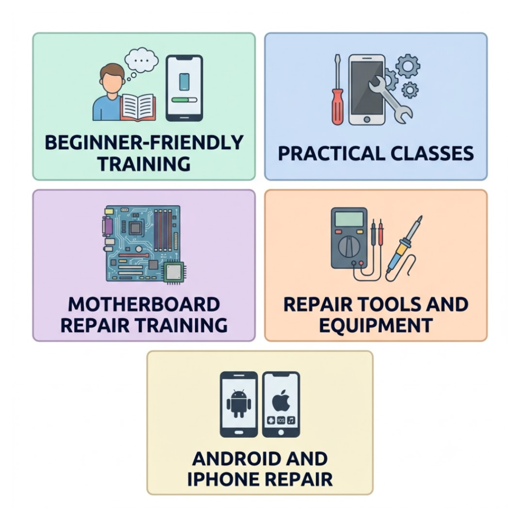 Key Features of a Mobile Repairing Institute in Delhi