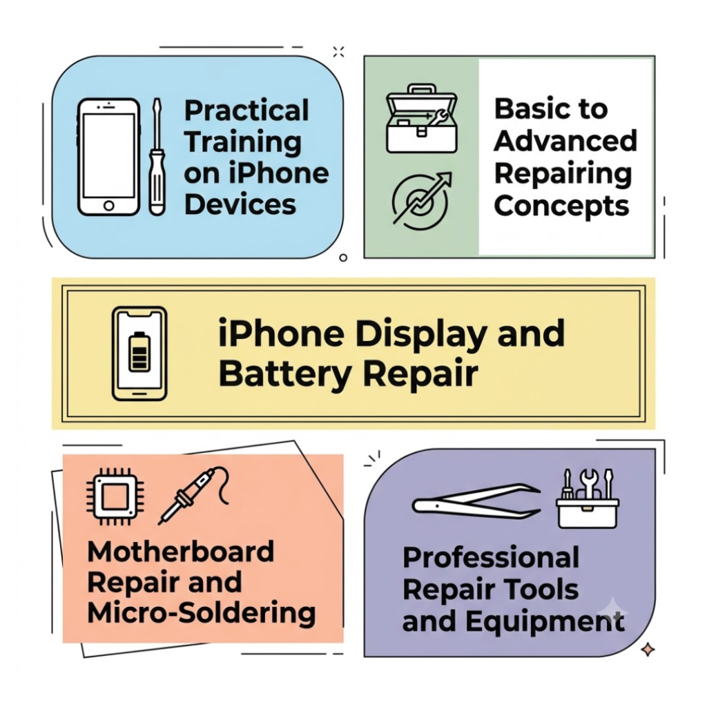 Key Features of an iPhone Mobile Repairing Course in India