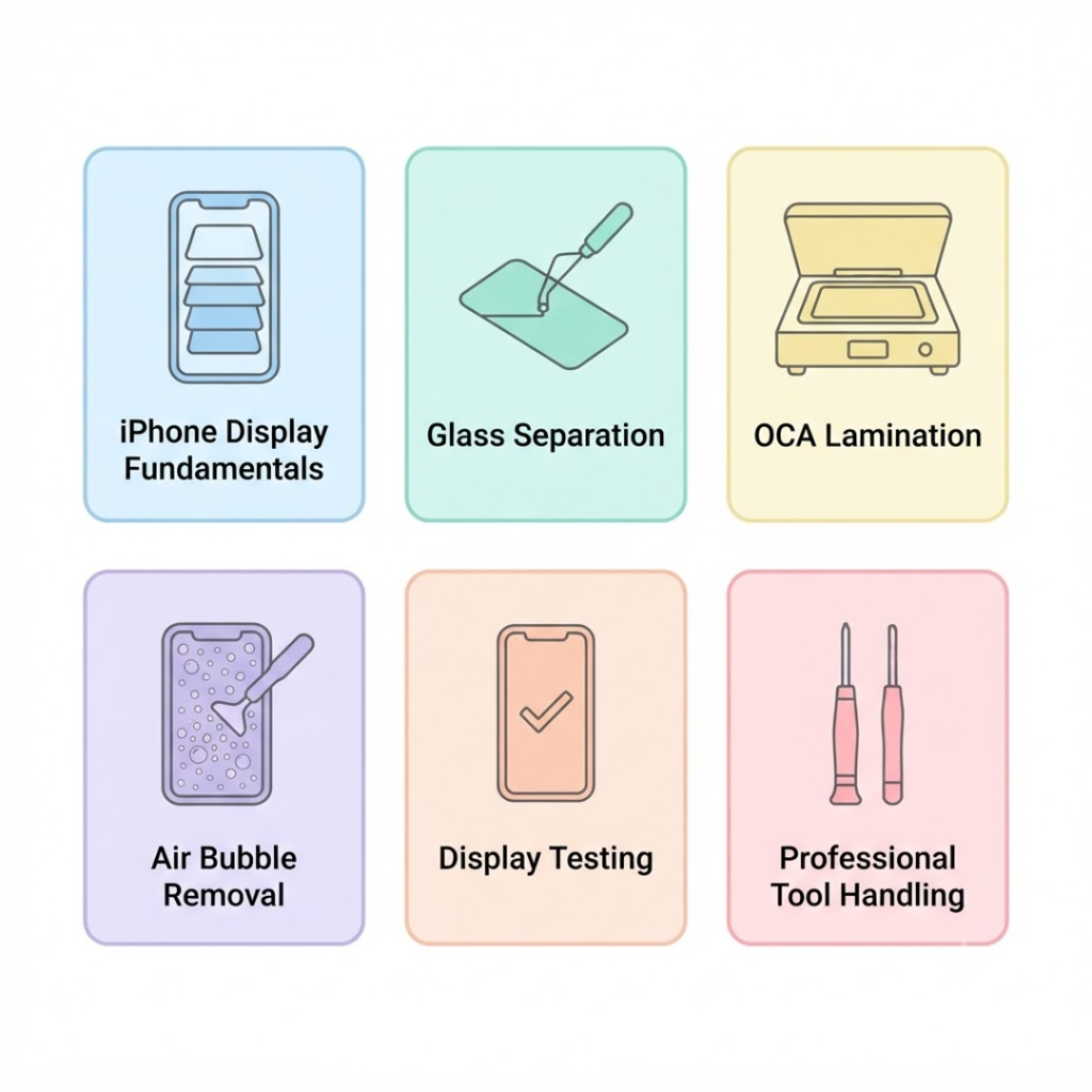 What Can Beginners Learn in an iPhone Glass Repairing Course?