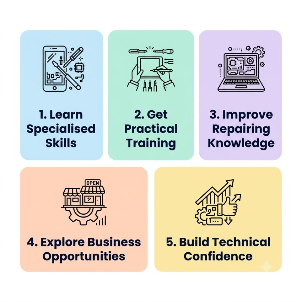 Benefits of Joining the Best iPhone Glass Course in India